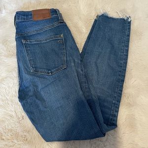 Madewell High Rise Skinny Crop Jeans